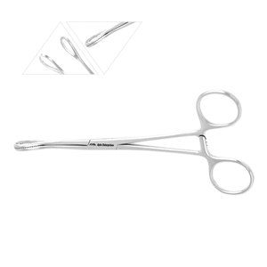 Pinces à éponges Foerster, pinces chirurgicales pour maintenir les éponges, pour une prise sécurisée de la gaze et des éponges, manipulation des tissus, chirurgie générale - Product Image 1