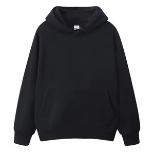 Plus Size Mens <b>Oversized</b> <b>Hoodie</b> Cotton <b>Fleece</b> Casual Pullover Hooded Sweatshirt Custom Logo Pocket Design Streetwear Hoodies - Product Image 1