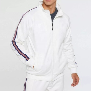 Los hombres de encargo Slim trajes para hombre corredor chándal Logo ropa gimnasios Conjunto de sudadera traje de pista para los hombres - Product Image 3