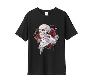 Camiseta Casual Transpirable de Manga Corta con Cuello Redondo Unisex 100% Algodón, Impresa en Serigrafía de Alta Calidad, 180g - Product Image 1