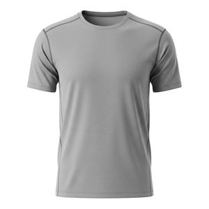 Camisetas de mezcla de algodón para hombre, tela suave, ajuste cómodo, ropa informal, secado rápido, adecuadas para el verano, proveedor de marca privada OEM - Product Image 6