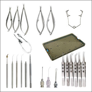 Kit d'instruments chirurgicaux ophtalmiques pour la cataracte, équipement de microchirurgie oculaire, fabricant et fournisseur - Product Image 3