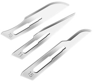 ใบมีดแกะสลักเหล็ก 10 11 15 สำหรับทำเครื่องประดับ DIY เครื่องมือ SUNTOOLS/STIPL รุ่น 236C รูปทรงไม่สม่ำเสมอ - Product Image 2