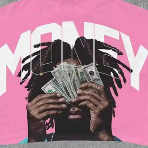 Camisetas de Hombre Estampadas, Ropa 100% Algodón, Cuello Redondo, Fitness, Color Sólido, Camisetas Personalizadas con Serigrafía - Product Image 2