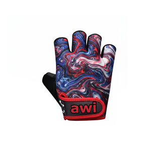 Gants de fitness unisexes demi-doigts respirants avec protection de la paume pour la musculation et l'entraînement en salle de sport, en Spandex et Polyester, avec support de poignet auto-agrippant - Product Image 4