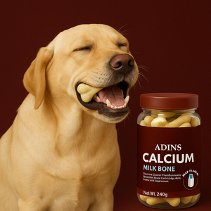 Friandises pour chiens en os de lait de calcium naturel OEM, biologiques, riches en protéines, saveur de lait, friandises à action prolongée, soutien immunitaire pour les os et les dents - Product Image 4