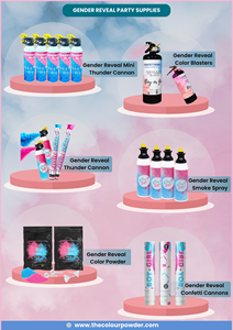 สมุนไพรวีแกนออร์แกนิกกันน้ำย่อยสลายได้ตามธรรมชาติผงสีปลอดสารพิษสำหรับเปิดเผยเพศวันขอบคุณพระเจ้า - Product Image 3