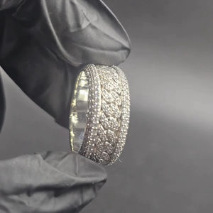 Anillo de Eternidad de Plata de Ley S925 con Diamantes VVS Certificados por IGI, Joyería Fina Personalizada de Lujo, Novedades de Moda, Estilo Hip Hop - Product Image 3