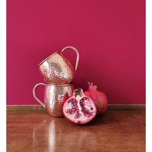 Coffrets cadeaux de mugs Moscow Mule en cuivre, réutilisables, sans BPA, design martelé, mugs de haute qualité pour whisky, bière, bar et fêtes. - Product Image 3