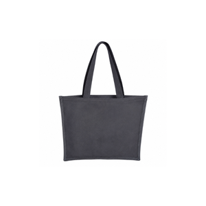 Reusable Black Jute Grocery Tote | Cotton Webbing Handle Eco Friendly Shopping Bag Promotional Gift Wholesale Supplier Custom - Product Image 1
