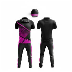Uniforme de cricket personnalisé par sublimation pour les clubs |   Tenue complète d'équipe de cricket pour hommes, femmes et jeunes : polo et pantalon - Product Image 4