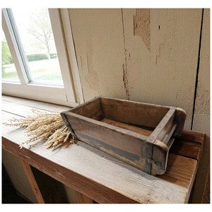 <b>Rustic</b> Wooden Brick Mould Decorative <b>Shelf</b> Accent Display Piece New Arrival Wooden Brick Mould Fashionable Newly Added Luxury - Product Image 4