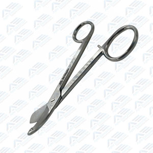 Tijeras Quirúrgicas Ortopédicas para Cortar Yeso, con Mandíbula Dentada, 24 cm, Tipo Bruns, para Remoción Segura de Yeso - Product Image 2