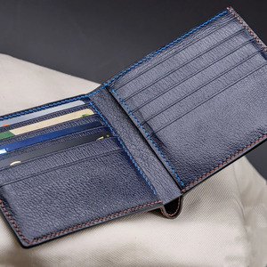 Cartera de cuero genuino para hombre, delgada, con protección RFID, venta al por mayor, proveedor OEM, alta calidad, exportación, a la venta a un precio muy razonable. - Product Image 2