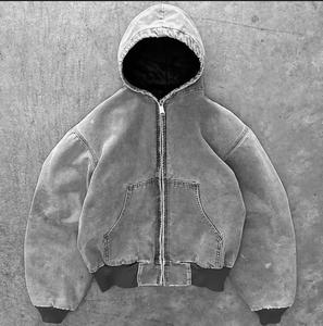 Factory Price combed cotton hoodie taped neck hoodie kangaroo pocket hoodie OEM Ready to Ship - Product Image 2