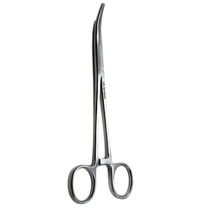Pinzas Arteriales de Acero Inoxidable con Bloqueo, Calidad Premium, 5.5'' y 6.25'', Pinzas Hemostáticas Quirúrgicas Curvas Tipo Rankin Crile - Product Image 1