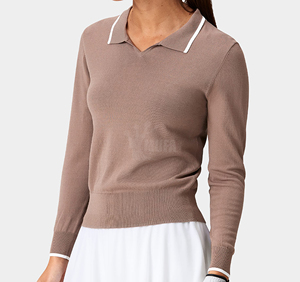 Camiseta Polo de Mujer 100% Algodón, Lisa, de Manga Corta, a la Moda, con Logotipo Personalizado - Product Image 1