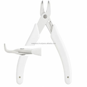 Alicates de Punta Plana de 90 Grados, 5 Pulgadas, de Alta Calidad, Personalizables, de Acero Inoxidable, con Puntas Anguladas de Precisión para Joyería, Modelo 485FN - Product Image 3