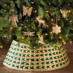 Falda Decorativa Vintage de Jacinto de Agua para Árbol, Multicolor, para Decoración Navideña - Product Image 2