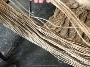 100% Natural Eco-Friendly, Durable, Biodegradable, High Quality 28LBS/3PLY Jute Twine, 1 kg in Hanks, 90" Reel in <b>roll</b>, 50Kg/Bun - Product Image 2