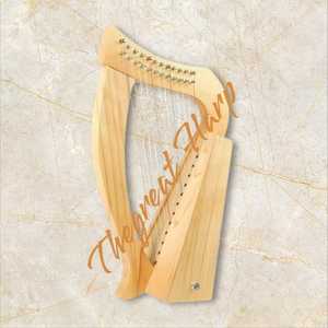 Machine Made Irish <b>Music</b> Instruments 12 Strings Celtic Baby Harp With Tuning Wrench Good Quality Top Sale Harps In Low MOQ - Product Image 4