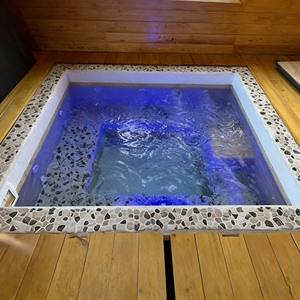 Piscine hors sol avec spa, bain à remous, piscine de récupération par immersion froide, sauna extérieur, piscine de plongeon - Product Image 5