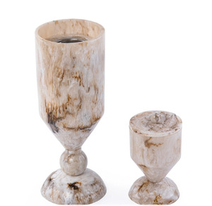 Minimalist style Bakhoor Burner Set Home Office <b>Oud</b> holder White brown veins Fragrance <b>diffuser</b> All-season aromatherapy - Product Image 6