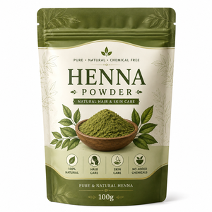 Premium Quality Botanical Ingredient <b>Henna</b> <b>Powder</b> Natural Leaf Formula 100g <b>Henna</b> <b>Powder</b> With Hair Conditioning & Easy To Blend - Product Image 1