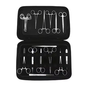 Juego de instrumentos veterinarios para rumenotomía con pinzas Vulsellum y ganchos de fijación, manual, de acero inoxidable - Product Image 3