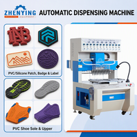 Machine automatique multicolore pour la fabrication de patchs en caoutchouc souple, machine à goutte-à-goutte en PVC pour la production de semelles de sandales en PVC