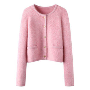 Cárdigan de Mujer, Suéter de Punto Abierto por Delante, Informal, para Uso Diario, Moda de Invierno - Product Image 1