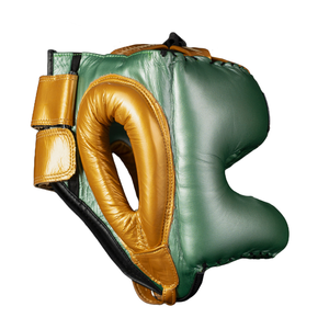 Protège-tête de boxe en cuir vert Cleto Reyes avec logo WBC, équipement de protection pour adultes unisexe - Product Image 2