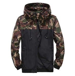 Veste coupe-vent imperméable à capuche avec impression par sublimation, fermeture éclair, pour le cyclisme - Product Image 1