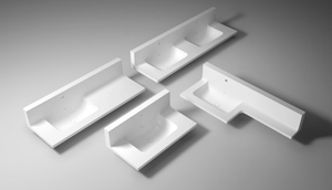 อ่างอาบน้ำหินเทียมแบบตั้งพื้นทรงเพชร พร้อมระบบนวดและระบายน้ำ 40 หัวฉีด ความจุ 20 แกลลอน - Product Image 4