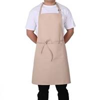 Tablier de chef en polyester sans manches, écologique, léger, durable, réutilisable, tendance, respirant, doux, résistant à l'eau