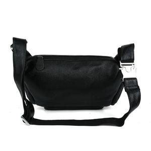 Sacs banane en cuir véritable sur mesure, style unisexe tendance avec logo pour hommes et femmes, fabriqués au Pakistan - Product Image 3