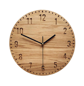 Round Simple <b>Wall</b> <b>Clock</b> Custom Wooden <b>Wall</b> <b>Clocks</b> for Living Room Home <b>Decoration</b> by perfect enterprises - Product Image 3