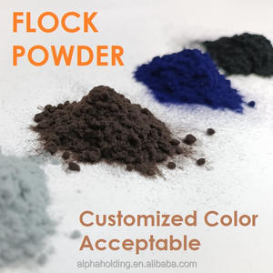 Poudre de flocage électrostatique sur mesure en polyester 1.0D-3.0D & 0.4mm-1.2mm, couleur personnalisée, fibres de flocage, flocages EGP - Product Image 2