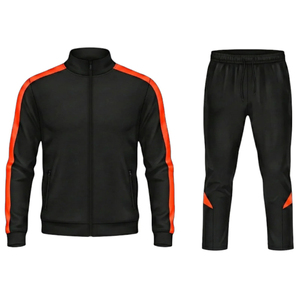 Ensemble de survêtement de football pour homme, ensemble de survêtement d'entraînement pour jeunes, uniforme de football personnalisé, survêtement unisexe personnalisé, survêtement d'entraînement avec logo personnalisé - Product Image 2