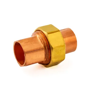 Raccord à sertir en laiton robuste pour terminaison de conduite d'eau/gaz (filetage NPT/BSP) - Product Image 5