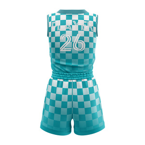 Ensemble de maillots de basket-ball personnalisés pour femmes, sublimés, haute performance, anti-transpiration, vêtements de sport - Product Image 2