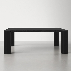 Modern Z Black Matt Finish Rectangular Shape Solid Mango Wooden Living Room Home Office <b>Folding</b> Durable Handmade Coffee <b>Table</b> - Product Image 2