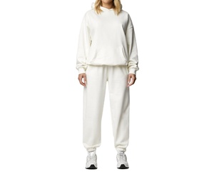 ชุดวอร์มโอเวอร์ไซส์สำหรับผู้หญิงชุดวอร์มใส่เล่นกีฬาวิ่งเล่นยิมฤดูหนาวขนาดพิเศษพิมพ์ลายพลอยเทียมระบายอากาศ - Product Image 1