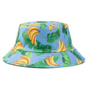 Unisex Bucket <b>Hat</b> Black Yellow Digital Printing Cotton Linen Fabric Casual Breathable Adjustable 3D Embroidery Spring <b>Summer</b> - Product Image 5