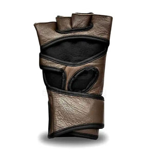 Gants de MMA en cuir avancés avec design à paume ouverte, antidérapants et imperméables pour un meilleur contrôle et une meilleure flexibilité pour l'entraînement aux arts martiaux - Product Image 5