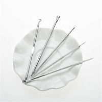 Extracteur de points noirs, accessoire professionnel pour enlever les imperfections, les boutons et les comédons, l'acné, ensemble de 5 pièces