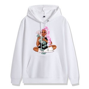 Sweat-shirt à capuche oversize en coton épais pour femme, broderie de logo personnalisée, sweat-shirt et hoodies d'hiver pour femme - Product Image 6