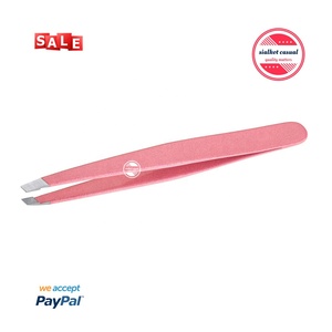 Pince à épiler à pointe inclinée, pour femmes et hommes, en acier inoxydable, pince à épiler à sourcils, soins de beauté et soins personnels, maquillage - Product Image 1