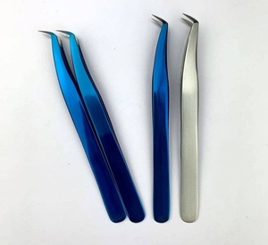 Pinzas Profesionales para Pestañas de Fibra de Acero Inoxidable FindLove, Alta Calidad, Precisión, Punta Suave de 10 mm, Pinzas Duraderas para Pestañas en Racimo - Product Image 6