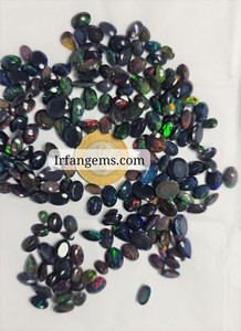 Nuevo Lote al por Mayor de Ópalo Negro Etíope Facetado en Cabujón por Peso con Diferentes Formas y Tamaños Utilizado para la Fabricación de Joyas - Product Image 2